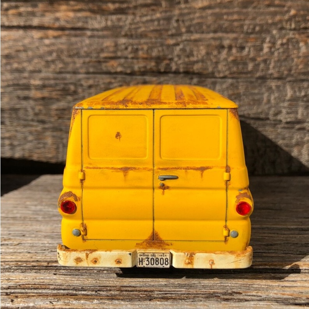 Patina Finished Dodge A100 Van Hippy panel Van 1964 Liberty Classics coin bank💛 - Picture 7 of 11